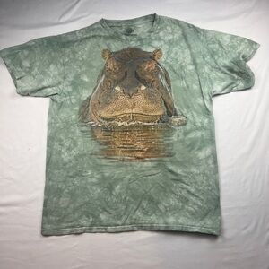 The Mountain Hippo Graphic Tie-Dye Tee Sz XL